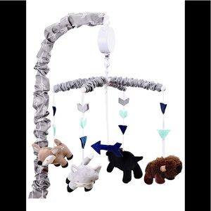 Woodland musical crib mobile